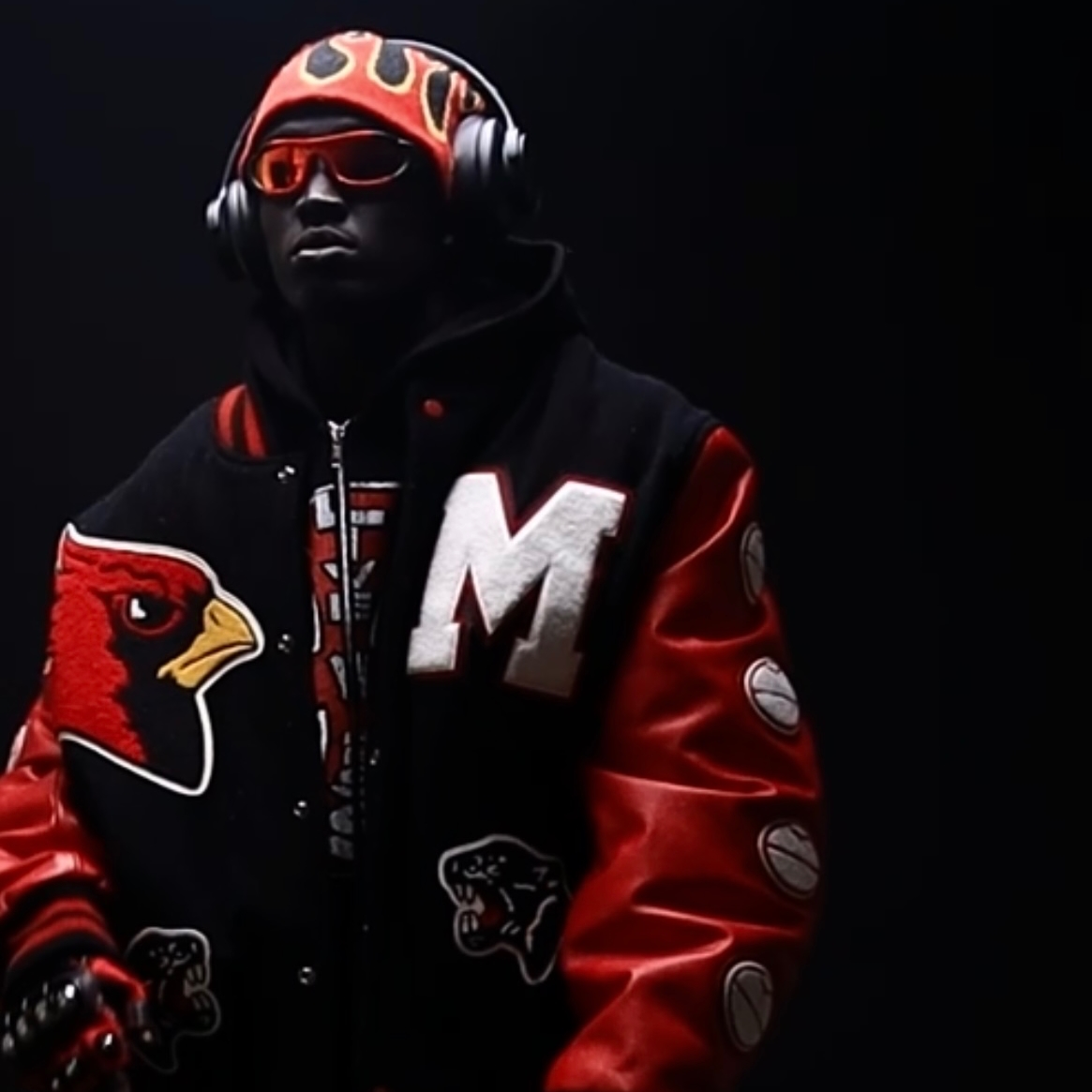 Monk Cardinal Varsity Jacket